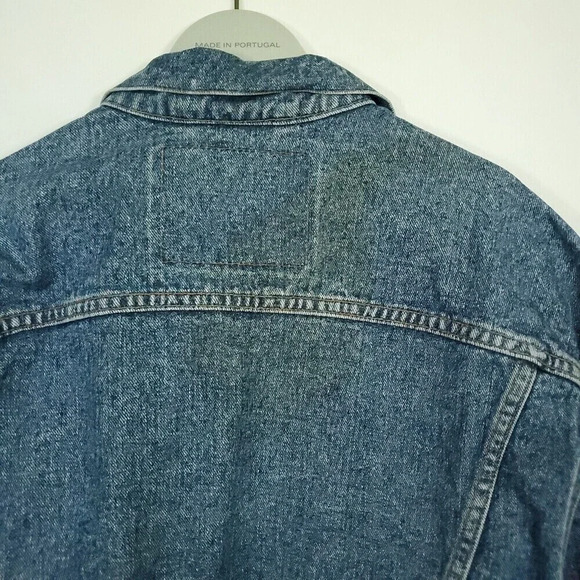 Vintage Levis Big E Type 3 Denim Trucker Jean Jacket Med Made in USA Medium Wash - Picture 11 of 16